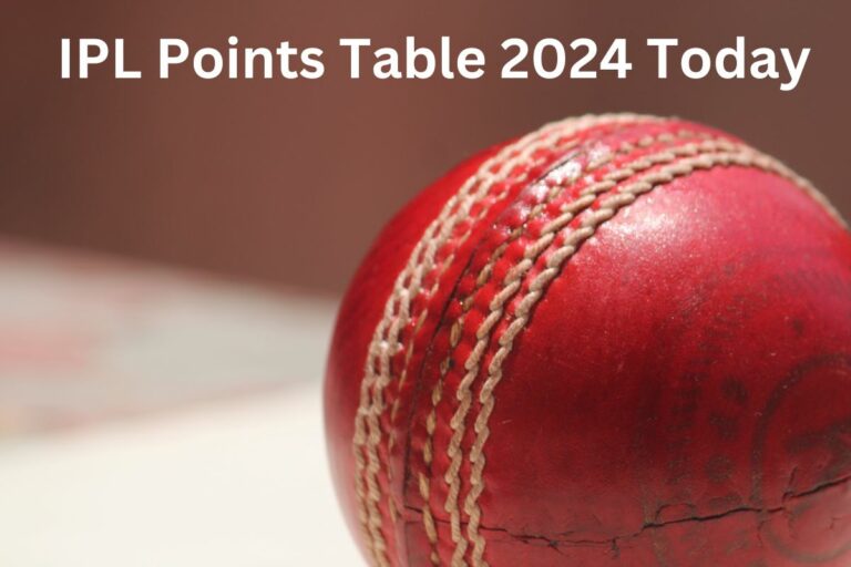 IPL Points Table 2024 Today